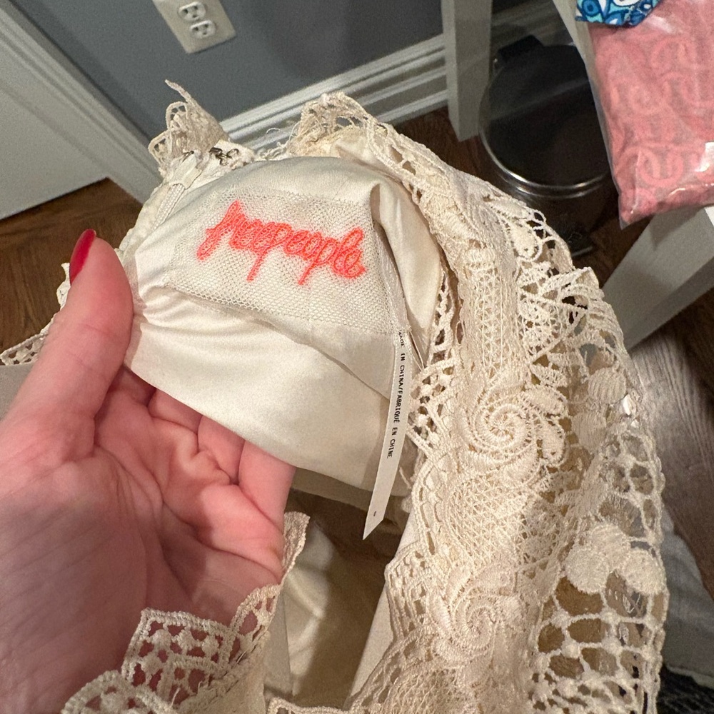 Free People Ivory Lace dress